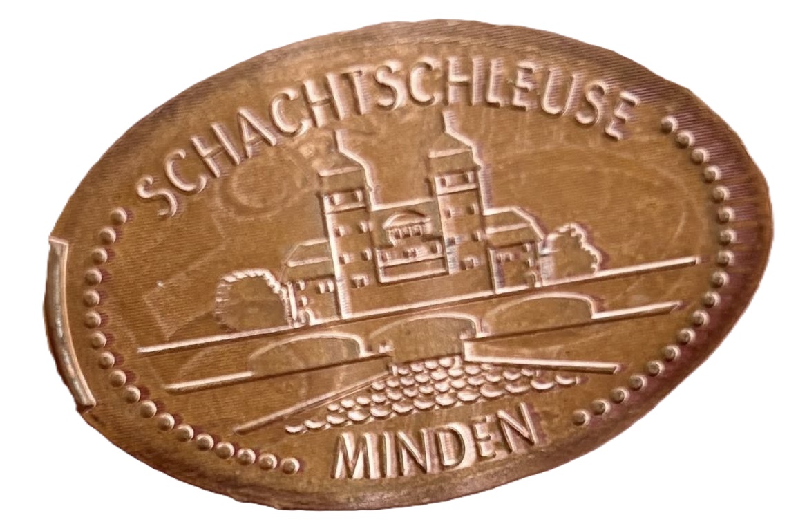 Souvenirmünze Info Zentrum Wasserstraßenkreuz