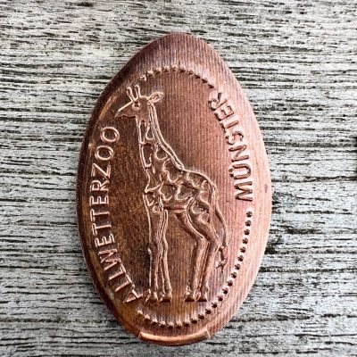 Souvenirmünze – Motiv von Münzautomat Allwetterzoo A1-A3 (Münster (Westfalen))