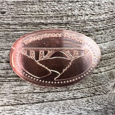Souvenirmünze – Motiv von Münzautomat Müngstener Brücke (Solingen)