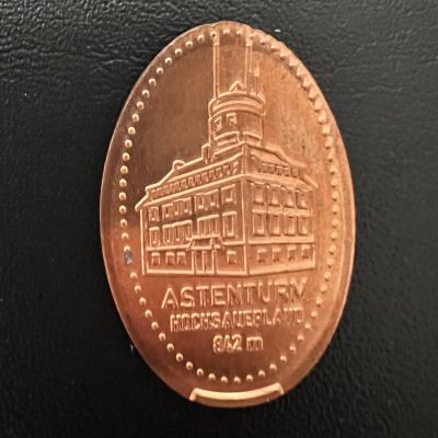 Souvenirmünze – Motiv von Münzautomat Astenturm/Kahler Asten (Winterberg)