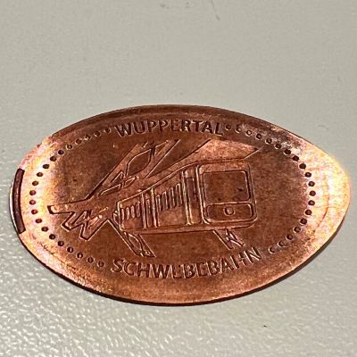 Souvenirmünze – Motiv von Münzautomat Wuppertal-Vohwinkel (Wuppertal-Vohwinkel)
