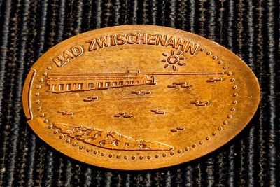 Pièce souvenir – motif de la machine Kiosk am Strandcafe (Bad Zwischenahn)
