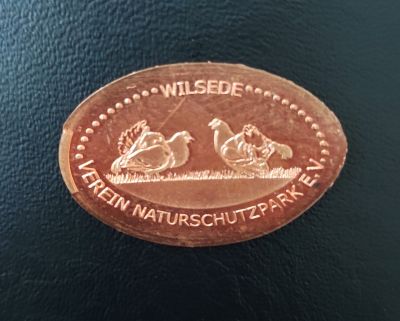 Souvenirmünze – Motiv von Münzautomat Milchhalle Wilsede (Bispingen)