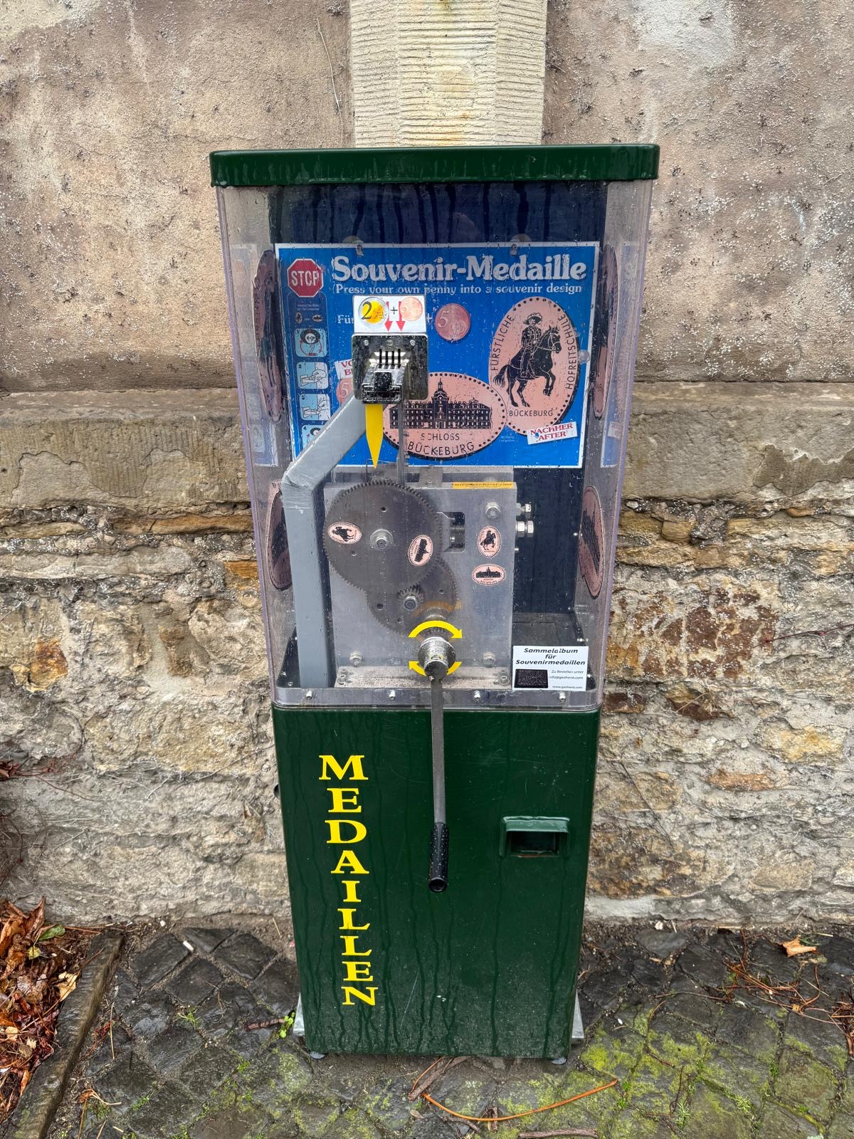Münzautomat Fürstliche Hofreitschule in Bückeburg