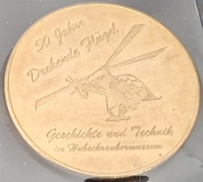 Souvenirmünze Hubschraubermuseum