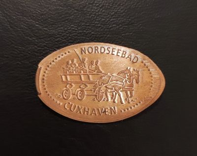 Souvenirmünze – Motiv von Münzautomat Duhnen (Cuxhaven)