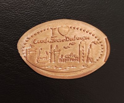Souvenirmünze – Motiv von Münzautomat Duhnen (Cuxhaven)