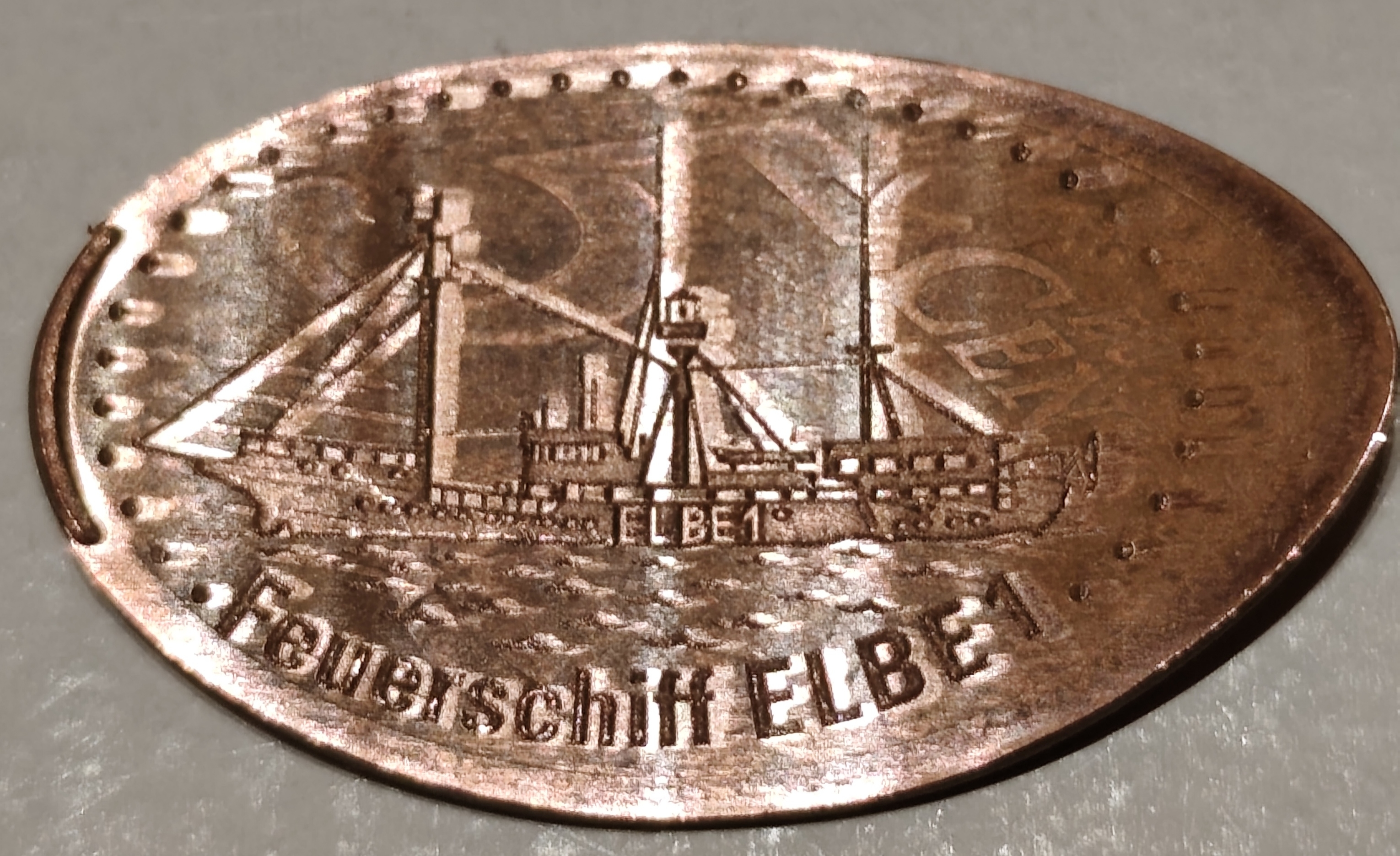 Souvenirmünze Kaufhaus Stolz in Cuxhaven