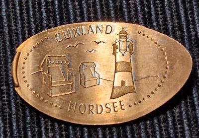 Souvenir coin Sahlenburg A1 in Cuxhaven
