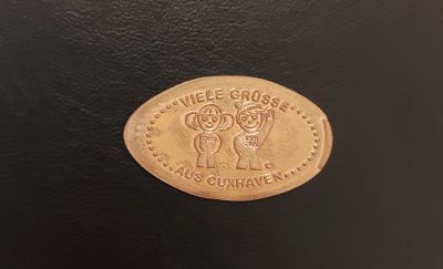 Souvenirmünze – Motiv von Münzautomat Schätze der Welt (Cuxhaven)