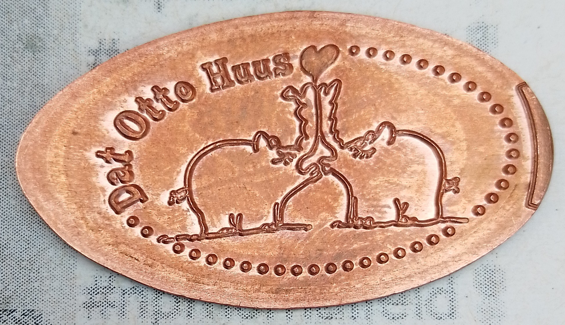 Souvenirmünze Dat Otto Huus