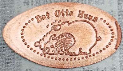 Souvenirmünze – Motiv von Münzautomat Dat Otto Huus (Emden)