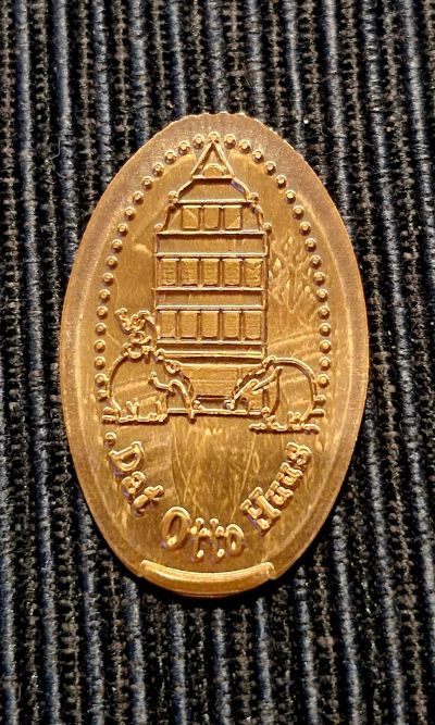 Souvenirmünze – Motiv von Münzautomat Dat Otto Huus (Emden)