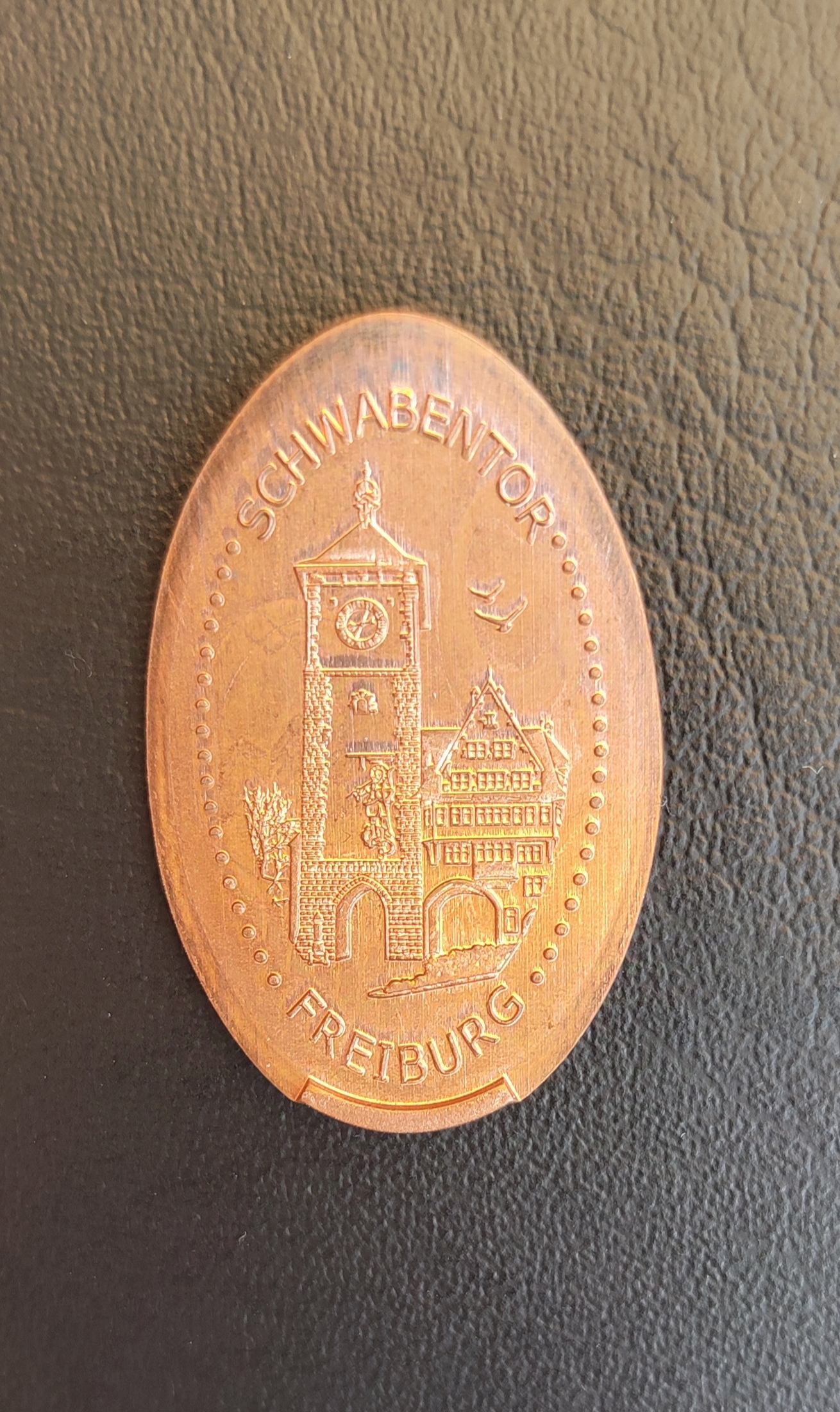 Souvenirmünze Freiburg Münsterplatz