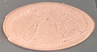Souvenirmünze – Motiv von Münzautomat Wasserturm (Lüneburg)