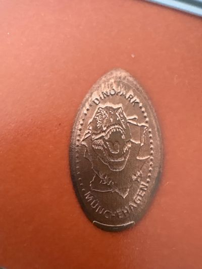 Souvenirmünze – Motiv von Münzautomat Dinopark A1 & A2 (Münchehagen)
