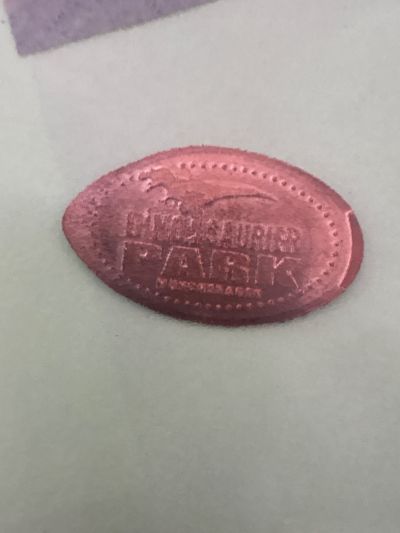 Souvenirmünze – Motiv von Münzautomat Dinopark A1 & A2 (Münchehagen)
