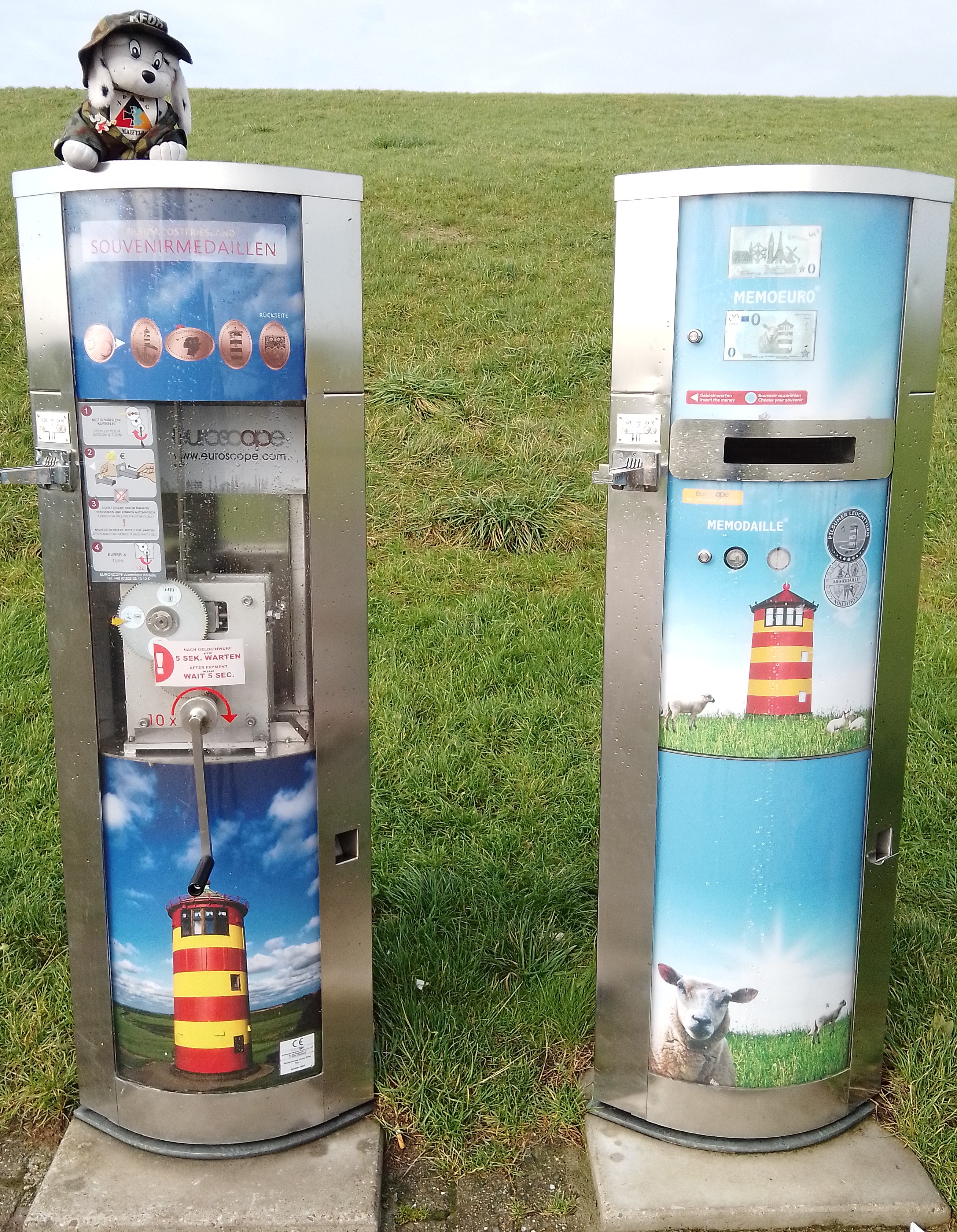 Münzautomat Leuchtturm in Greetsiel