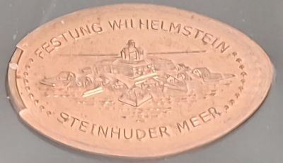 Souvenirmünze Inselfestung Wilhelmstein