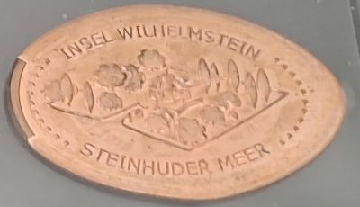 Souvenir coin Inselfestung Wilhelmstein in Steinhude