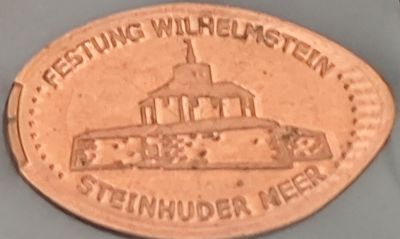Souvenir coin Inselfestung Wilhelmstein in Steinhude
