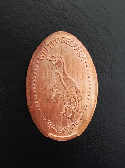 Souvenirmünze – Motiv von Münzautomat Vogelpark A1 (Walsrode)
