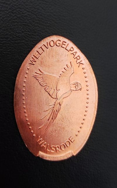 Souvenirmünze – Motiv von Münzautomat Vogelpark A3 (Walsrode)