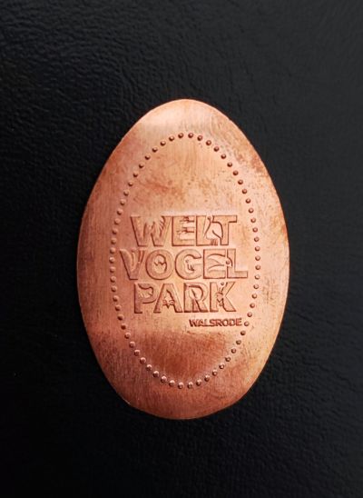 Souvenirmünze – Motiv von Münzautomat Vogelpark A3 (Walsrode)