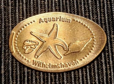 Souvenir coin Aquarium in Wilhelmshaven