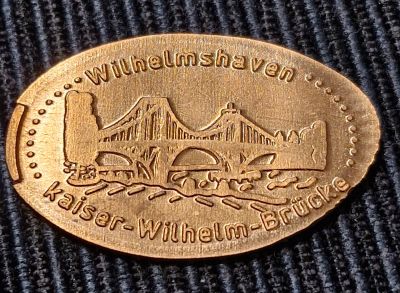 Souvenir coin Hafen in Wilhelmshaven