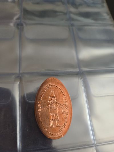 Souvenirmünze – Motiv von Münzautomat Burgruine Landshut (Bernkastel-Kues)
