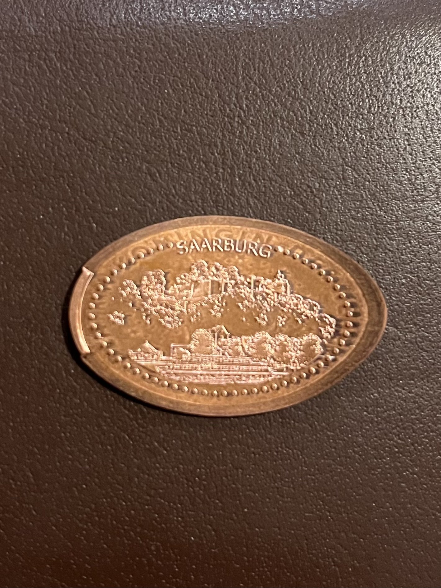 Souvenirmünze Schiffsanlegestelle