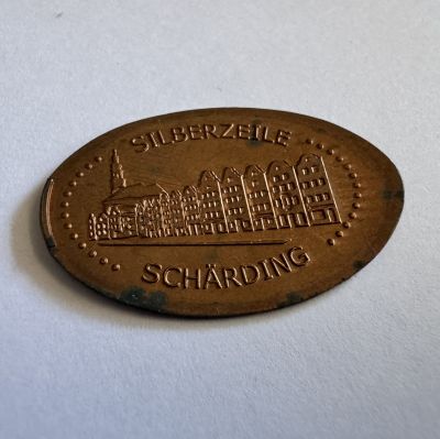 Souvenirmünze – Motiv von Münzautomat Schloßpark Schärding (Schärding)