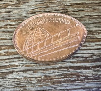 Souvenirmünze – Motiv von Münzautomat Baumwipfelpfad Bayerischer Wald (Neuschönau)