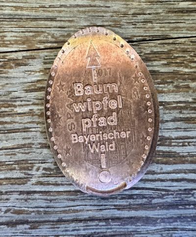 Souvenirmünze – Motiv von Münzautomat Baumwipfelpfad Bayerischer Wald (Neuschönau)