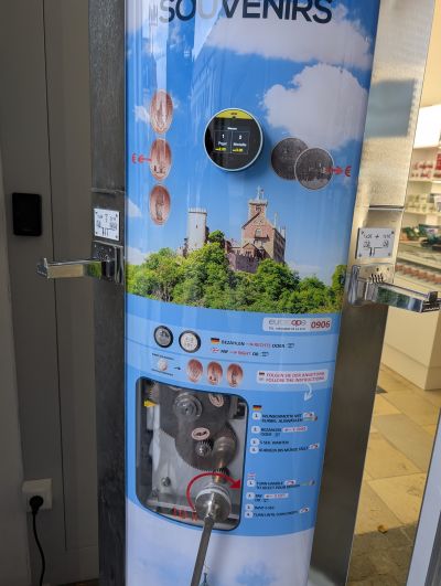 Münzautomat Tourist-Information Eisenach in Eisenach – Titelbild