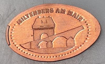 Souvenirmünze – Motiv von Münzautomat Burg Miltenberg (Miltenberg am Main)