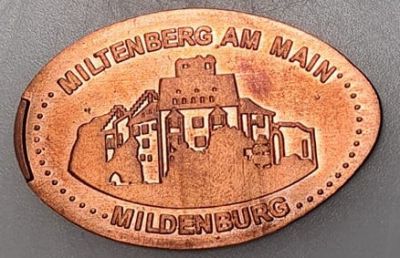 Souvenirmünze – Motiv von Münzautomat Burg Miltenberg (Miltenberg am Main)