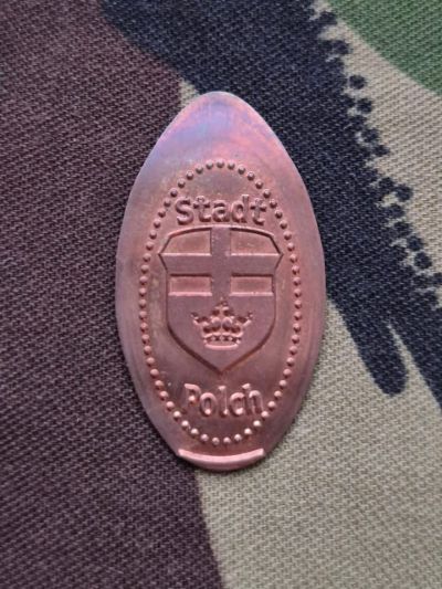 Souvenirmünze – Motiv von Münzautomat Alter Bahnhof Polch (Polch)