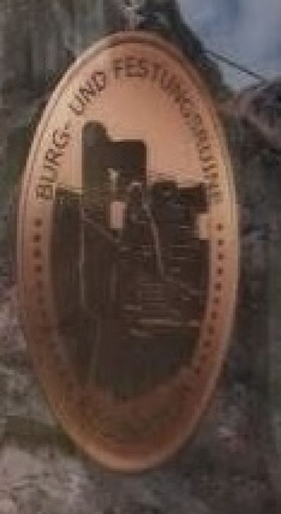 Souvenirmünze – Motiv von Münzautomat Burg Regenstein (Blankenburg)