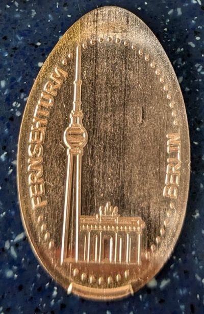 Souvenirmünze – Motiv von Münzautomat Tour Montparnasse (Paris)