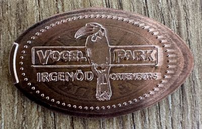Souvenirmünze – Motiv von Münzautomat Tierpark Irgenöd (Vogelpark Irgenöd - Ortenburg) (Ortenburg)