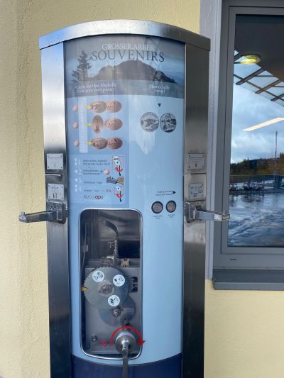 Münzautomat Arber Talstation in Bayerisch Eisenstein – Titelbild