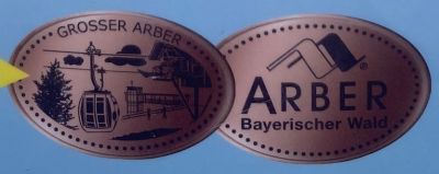 Souvenirmünze – Motiv von Münzautomat Arber Talstation (Bayerisch Eisenstein)