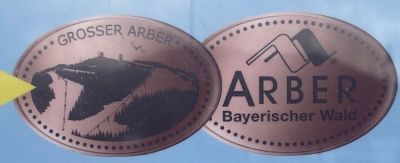Souvenirmünze – Motiv von Münzautomat Arber Talstation (Bayerisch Eisenstein)