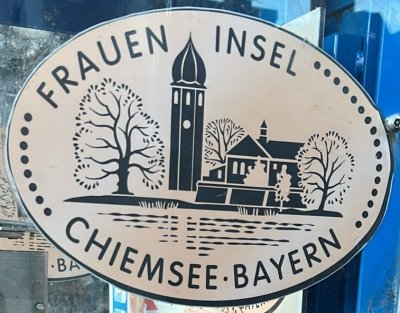 Souvenirmünze – Motiv von Münzautomat Anlegestelle zur Fraueninsel (Gstadt am Chiemsee)