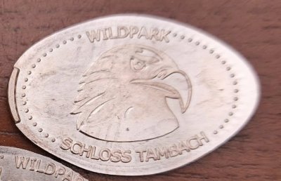 Souvenirmünze – Motiv von Münzautomat Wildpark Schloss Tambach (Weitramsdorf-Tambach)