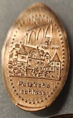 Souvenirmünze – Motiv von Münzautomat Mertens Café (Schwarzenbruck)
