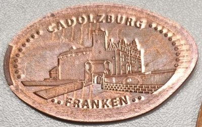 Souvenirmünze – Motiv von Münzautomat Burg Cadolzburg (Cadolzburg)