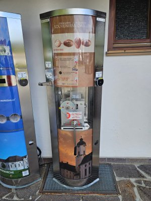 Münzautomat Wieskirche in Steingaden – Titelbild